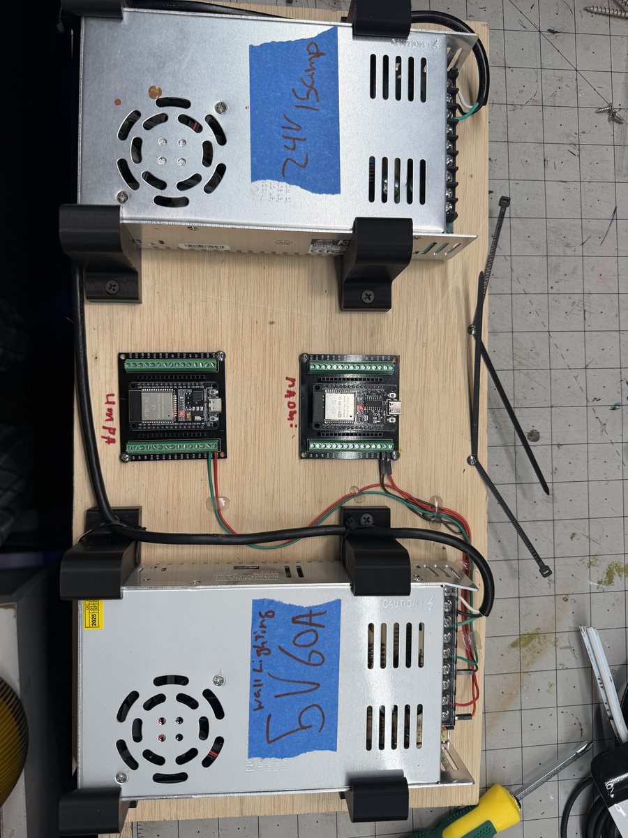 Custom WLED electronics control board